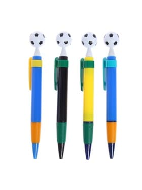 Ручка-прикол Calligrata «Футбольный мяч», шариковая, МИКС