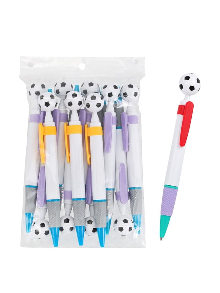 Ручка-прикол Calligrata «Футбольный мяч», шариковая, МИКС