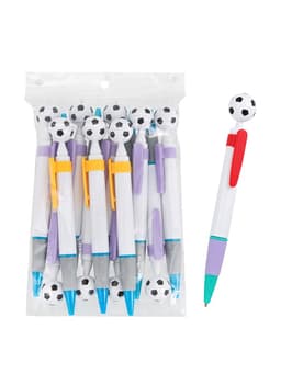 Ручка-прикол Calligrata «Футбольный мяч», шариковая, МИКС