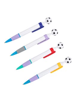 Ручка-прикол Calligrata «Футбольный мяч», шариковая, МИКС