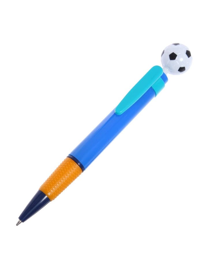 Ручка-прикол Calligrata «Футбольный мяч», шариковая, МИКС
