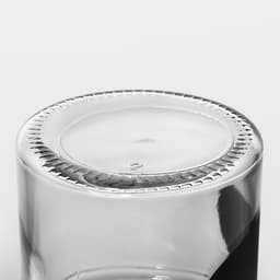 Банка для сыпучих Доляна «Премиум», 350 мл, 10×8 см, с металлической крышкой, с местом под надпись, стекло, прозрачная