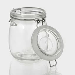 Банка для сыпучих Доляна «Сердце», 850 мл, 11×14 см, с бугельным замком, стекло, прозрачная