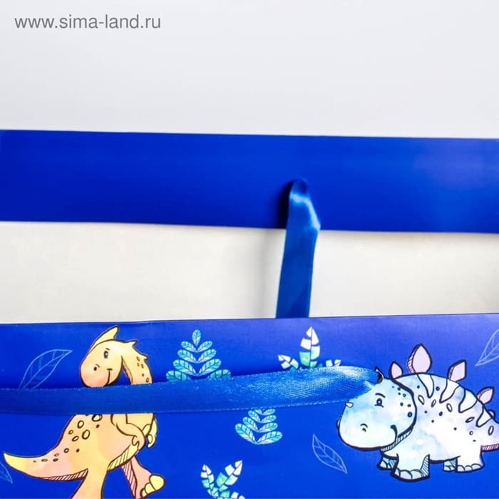 Пакет подарочный ламинированный, упаковка, «Весёлых приключений», XL 49×40×19 см