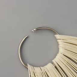 Палитра для лаков на кольце, форма квадрат, 50 шт. по 3 ногтя, цвет слоновая кость