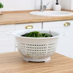 Дуршлаг кухонный, d=23.5 см, пластик, серый