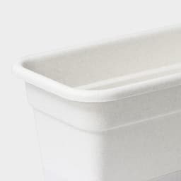 Ящик балконный для цветов, 8 л, 40×20×17 см, пластиковый, цвет мраморный