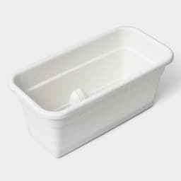 Ящик балконный для цветов, 8 л, 40×20×17 см, пластиковый, цвет мраморный