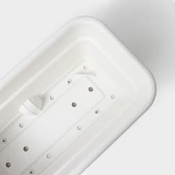 Ящик балконный для цветов, 8 л, 40×20×17 см, пластиковый, цвет мраморный