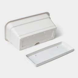 Ящик балконный для цветов, 8 л, 40×20×17 см, пластиковый, цвет мраморный