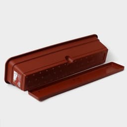 Ящик балконный для цветов, 16 л, 80×20×17 см, пластиковый, цвет терракот