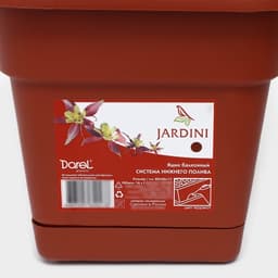 Ящик балконный для цветов, 16 л, 80×20×17 см, пластиковый, цвет терракот