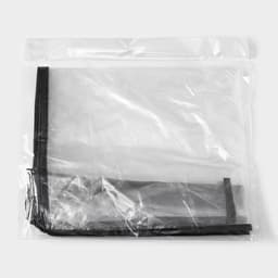 Кофр для хранения вещей, 53×45×15 см, прозрачный, цветной замок