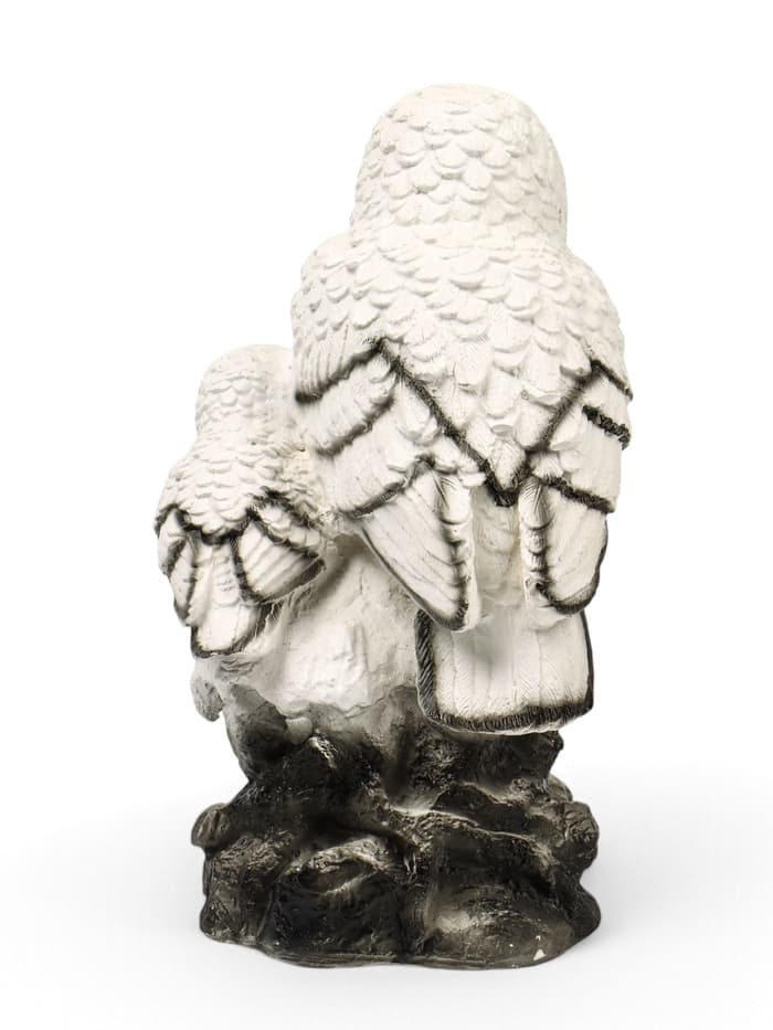 Садовая фигура из гипса «Совы полярные», 36×18×19 см