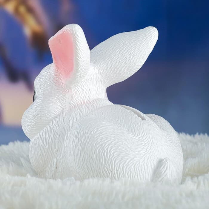 Копилка для денег «Зайчик», гипс, белый, 18×11×15 см