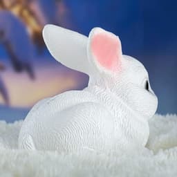 Копилка для денег «Зайчик», гипс, белый, 18×11×15 см