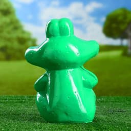 Садовая фигура из гипса «Лягушка улыбается», 16.5×12×23 см