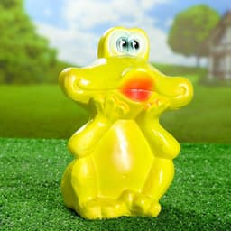 Садовая фигура из гипса «Лягушка улыбается», 16.5×12×23 см