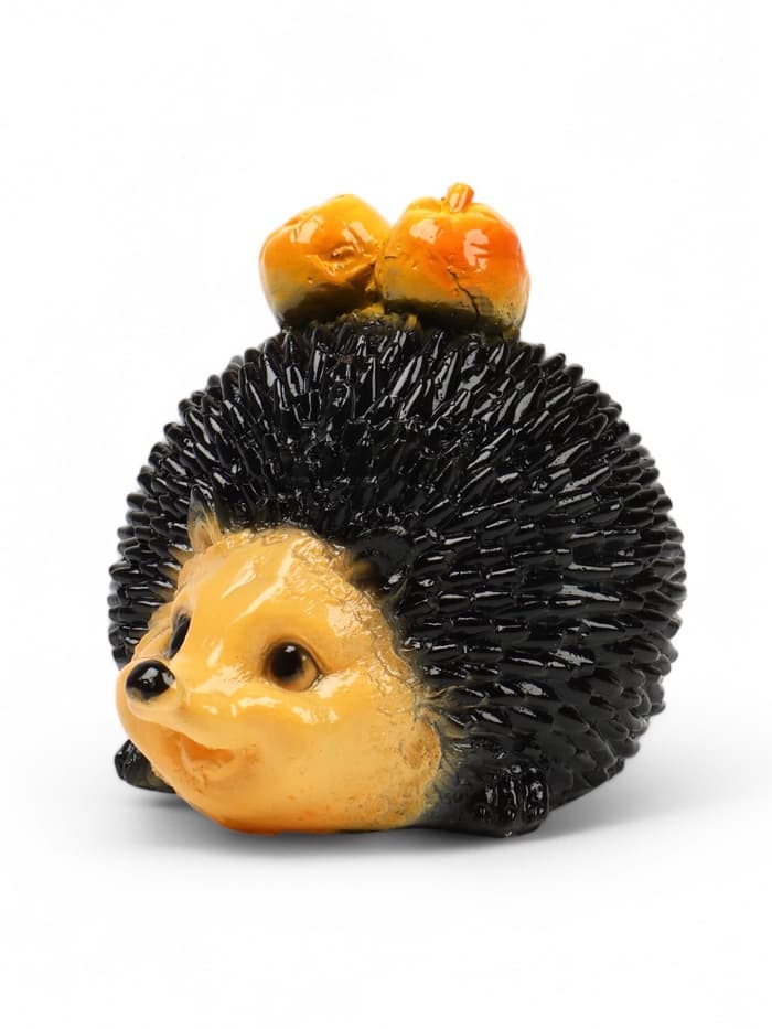 Садовая фигура из гипса «Еж с яблоками», 14×19×16 см