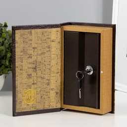 Шкатулка книга - сейф «Коллекция почтовых марок», дерево, искусственная кожа, 21×13×5 см