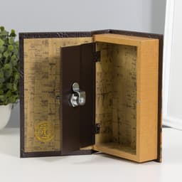 Шкатулка книга - сейф «Коллекция почтовых марок», дерево, искусственная кожа, 21×13×5 см