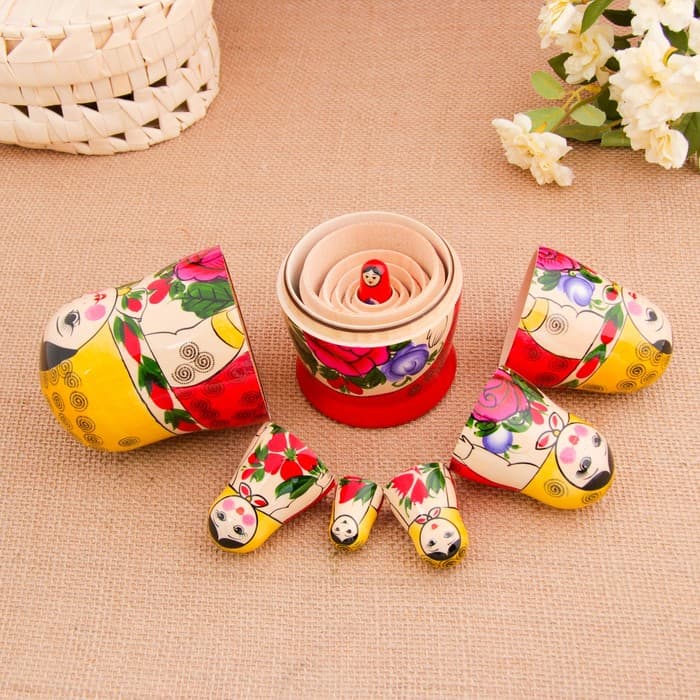 Матрёшка дерево «Семёновская», 7-и кукольная, высшая категория