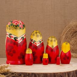 Матрёшка дерево «Семёновская», 7-и кукольная, высшая категория