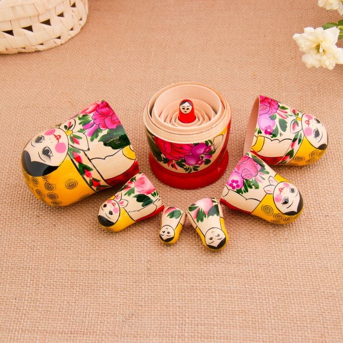 Матрёшка дерево «Семёновская», 7-и кукольная, высшая категория