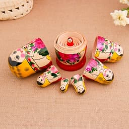 Матрёшка дерево «Семёновская», 7-и кукольная, высшая категория