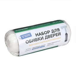 Комплект для обивки дверей 110×205 см: иск.кожа, поролон 5 мм, гвозди, струна, МИКС, «Рулон»