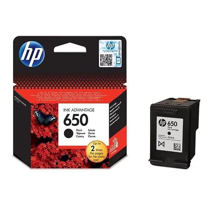 Картридж струйный HP 650 CZ101AE, чёрный, для HP DJ IA 2515