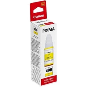 Чернила Canon GI-490Y (0666C001), жёлтые, для Canon Pixma G1400/2400/3400, 70 мл