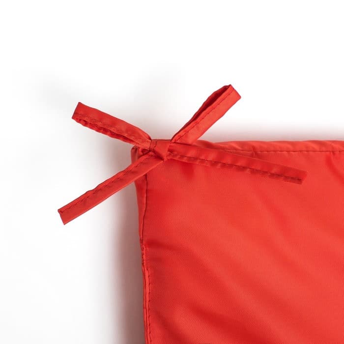 Матрас (накидка) водоотталкивающий на шезлонг, 195×63×3.5 см, красный