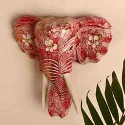 Сувенир «Голова слона», 28×26×10.5 см, дерево