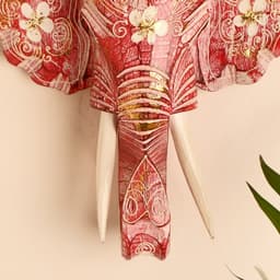 Сувенир «Голова слона», 28×26×10.5 см, дерево