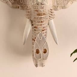 Сувенир «Голова слона», 28×26×10.5 см, дерево