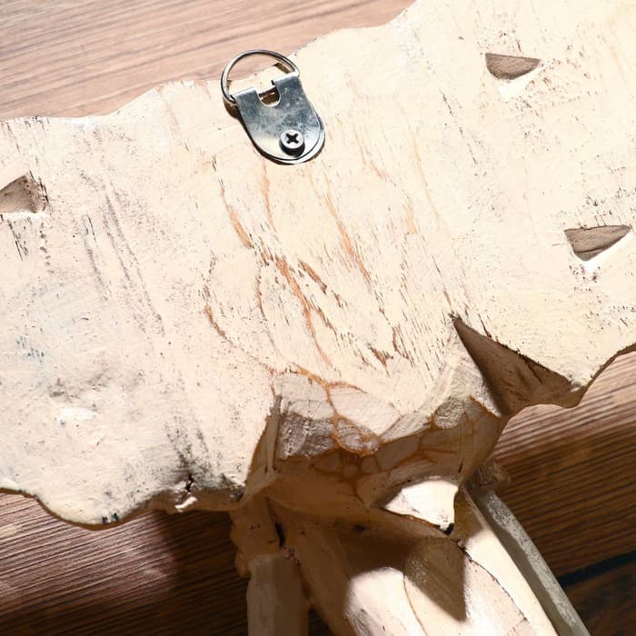 Сувенир «Голова слона», 28×26×10.5 см, дерево