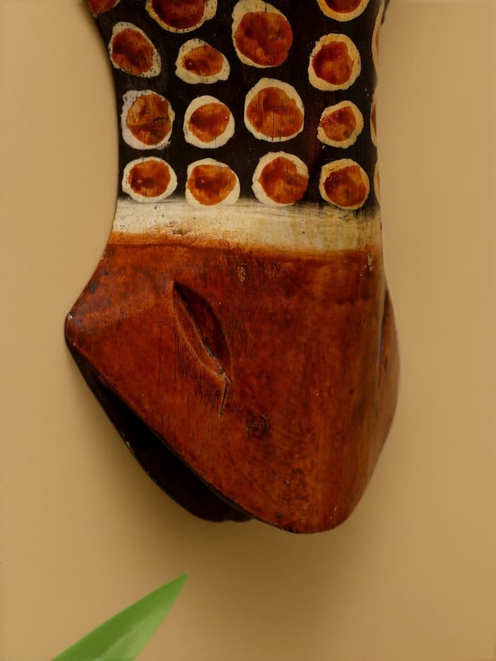 Маска «Жираф», 30×11×4.5 см, дерево