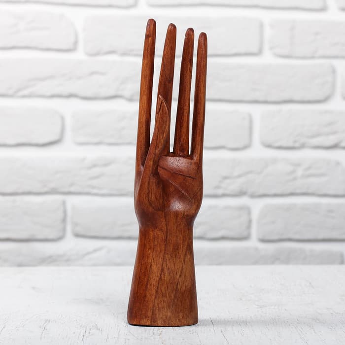 Подставка для колец «Классика», 5×6×25 см, дерево