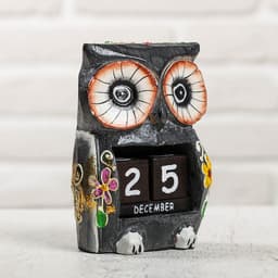 Календарь деревянный «Сова», 8.5×6×13 см