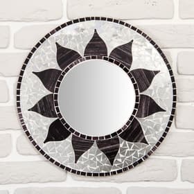 Панно зеркальное «Цветок», 40×1×40 см