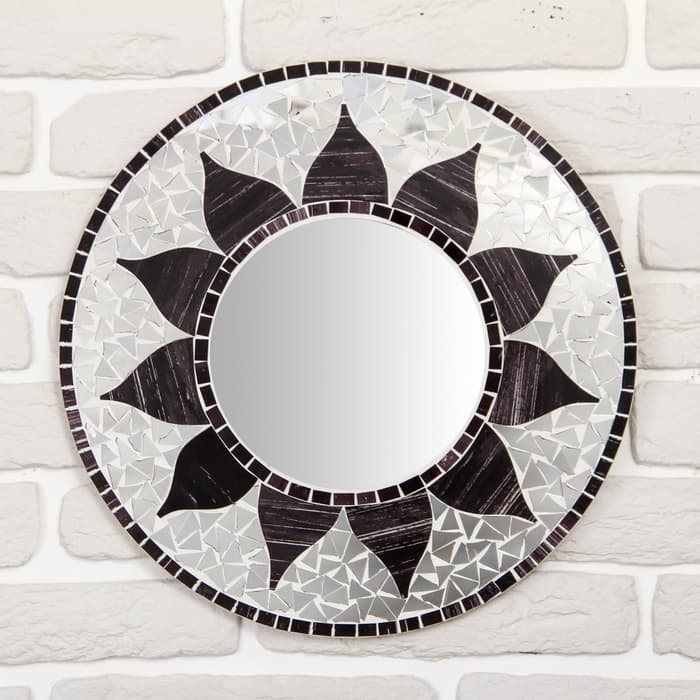 Панно зеркальное «Цветок», 40×1×40 см