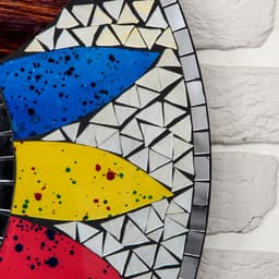 Панно зеркальное «Разноцветное солнце», 60×1×60 см