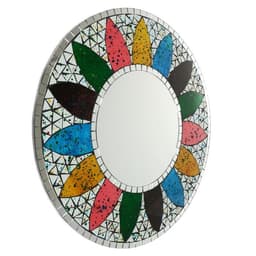 Панно зеркальное «Разноцветное солнце», 60×1×60 см