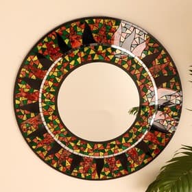 Панно зеркальное «Три круга», 60×1×60 см