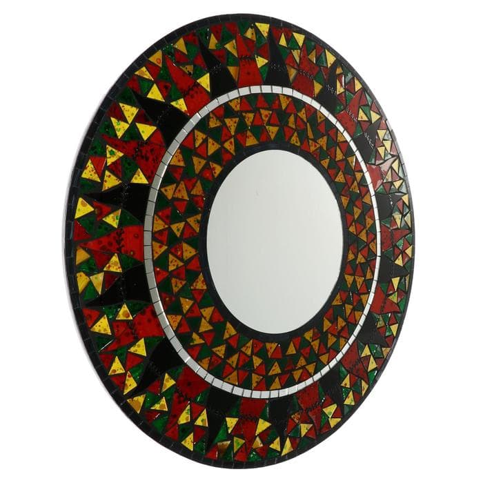 Панно зеркальное «Три круга», 60×1×60 см