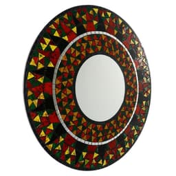 Панно зеркальное «Три круга», 60×1×60 см