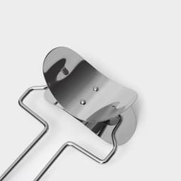 Ролик для вырезания кругов из теста Доляна, d=8 см, нержавеющая сталь, серебристый