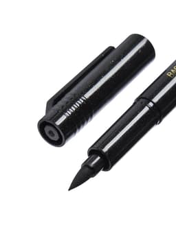 Кисть для каллиграфии, заправляемая, с запасными чернилами, чёрная