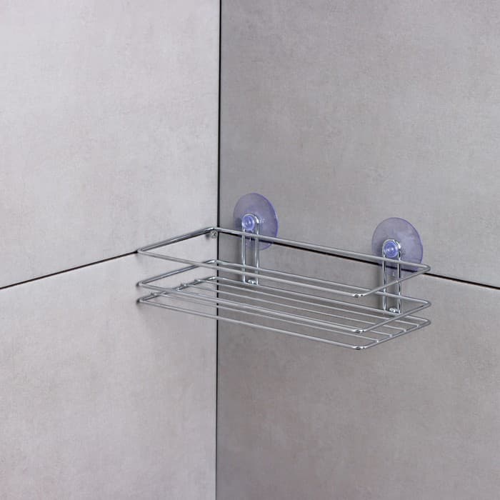 Полка на вакуумных присосках Доляна, 25×11×7 см